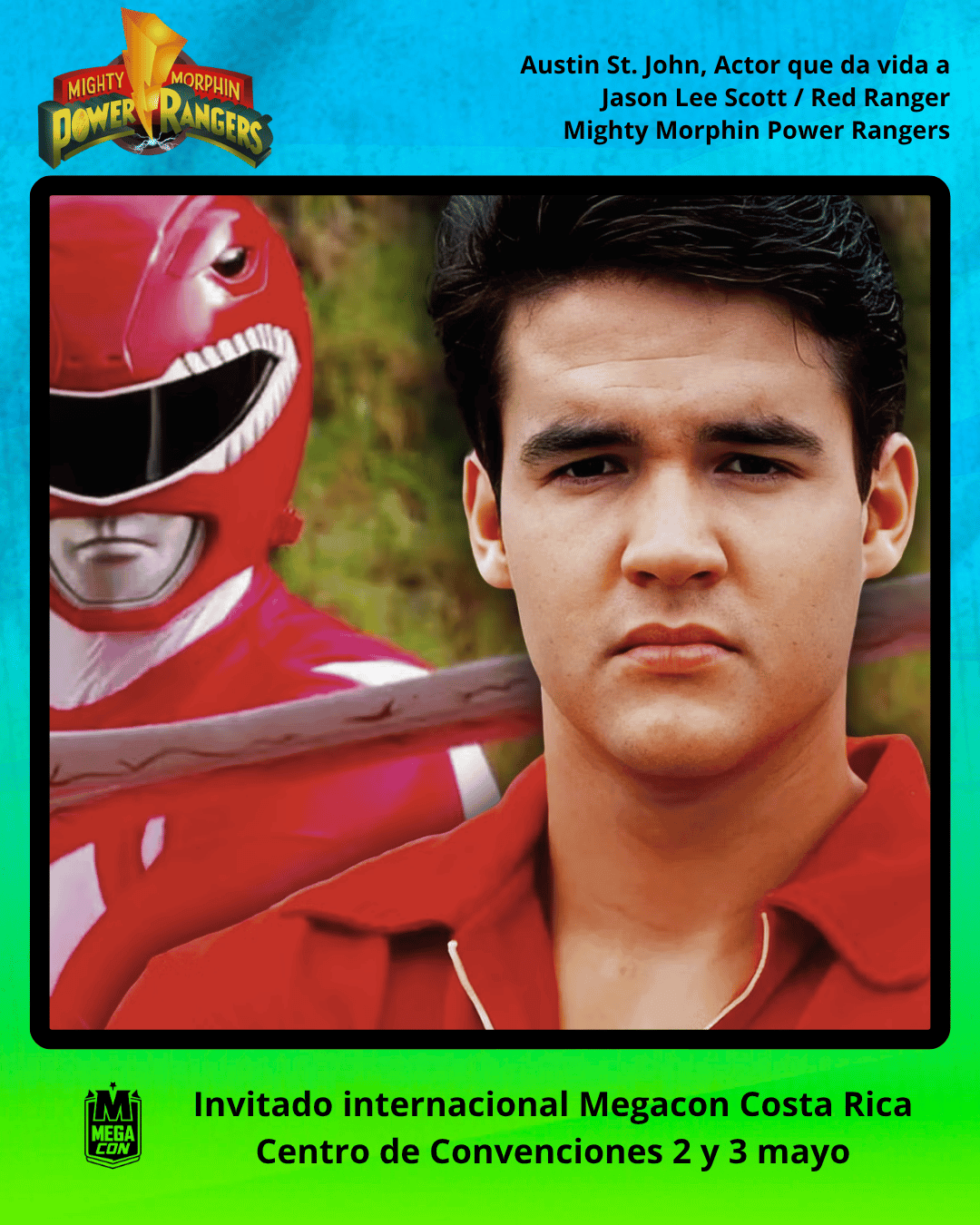 Austin St. John en Costa Rica