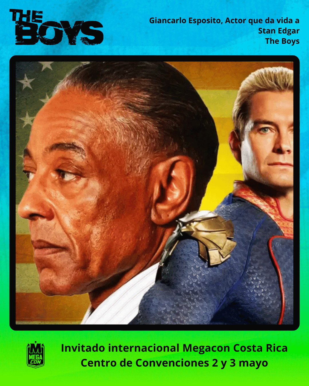 Giancarlo Esposito, Actor que da vida a
Stan Edgar
The Boys