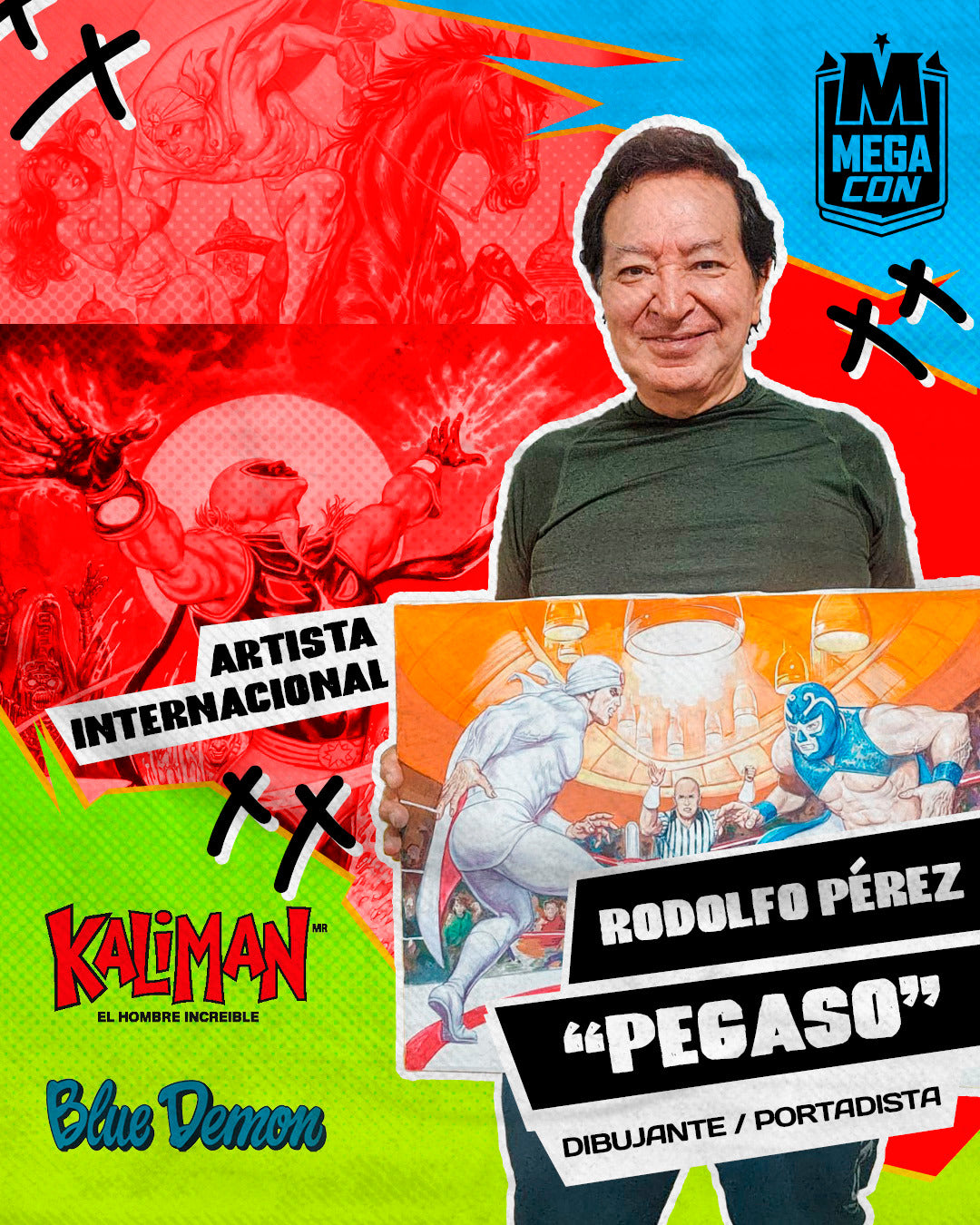 Rodolfo Pérez "Pegaso" en Costa Rica