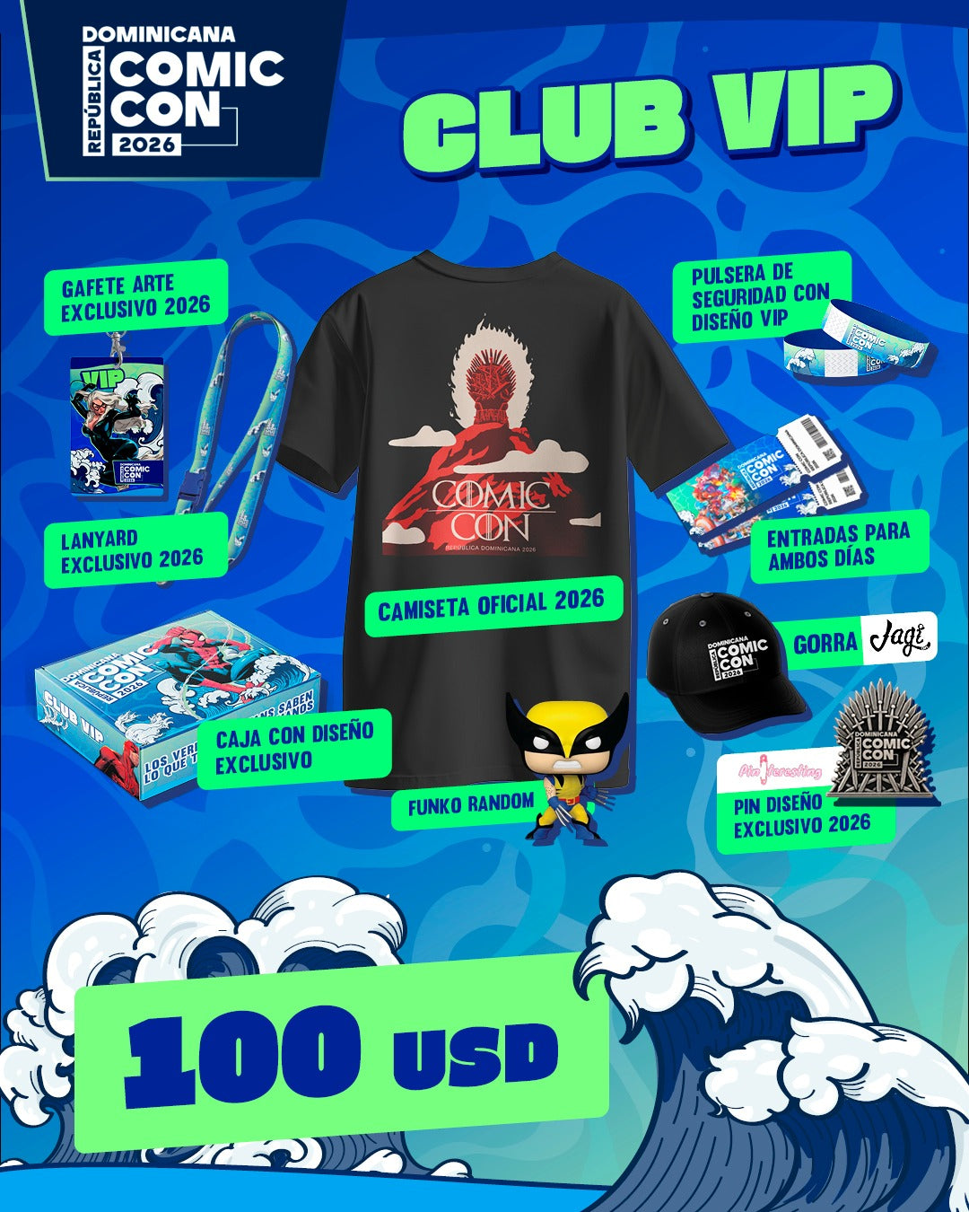 CLUB VIP — Comic Con República Dominicana 2026