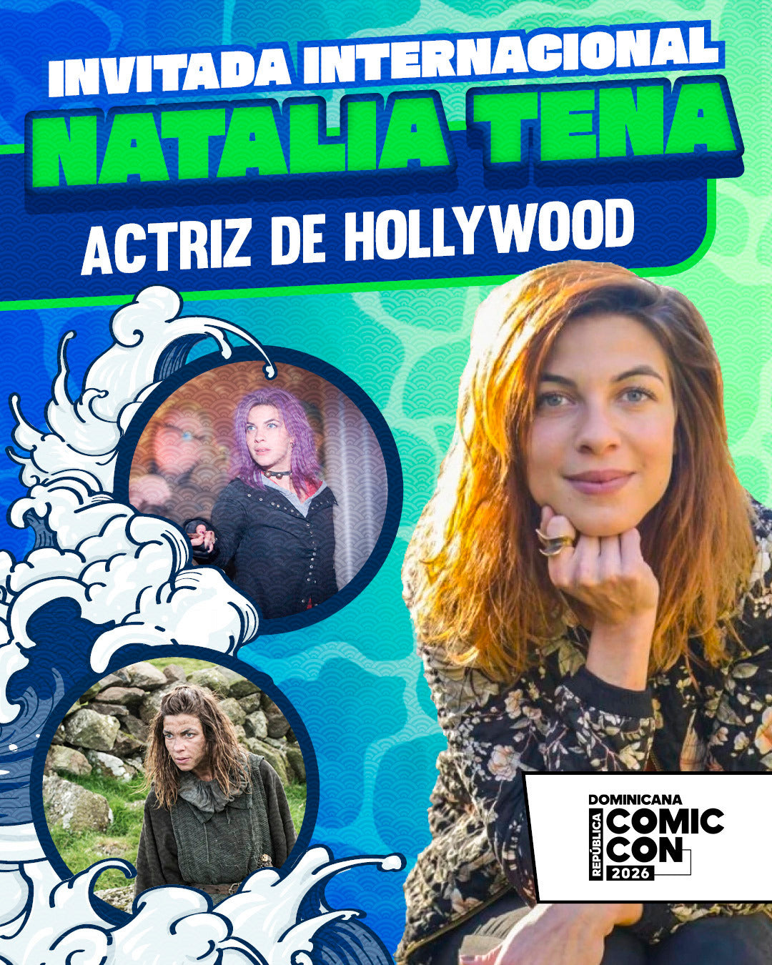 Natalia Tena en República Dominicana - Comic Con RD