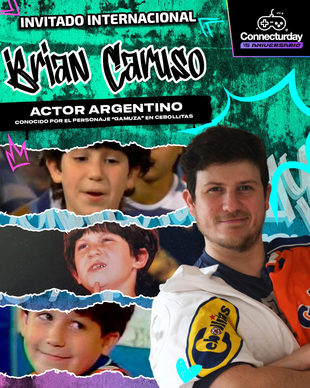 Brian "Gamuza" Caruso (Cebollitas) en Costa Rica - Connecturday 2026