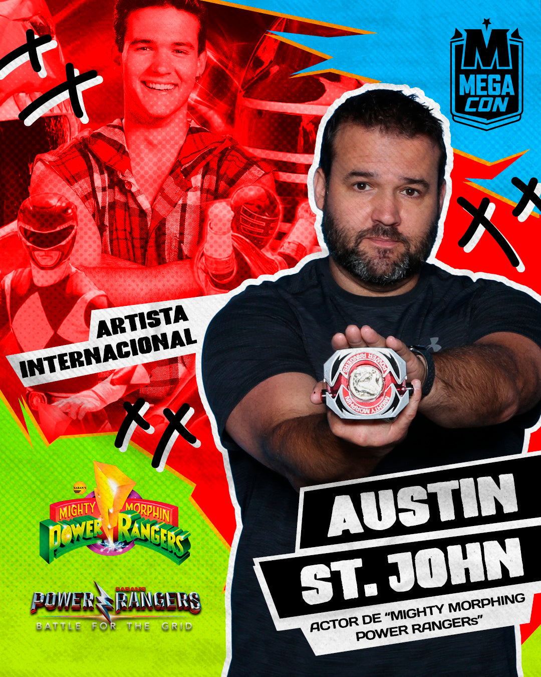 Austin St. John en Costa Rica