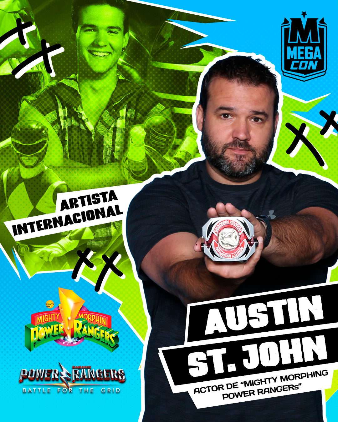 Austin St. John en Costa Rica