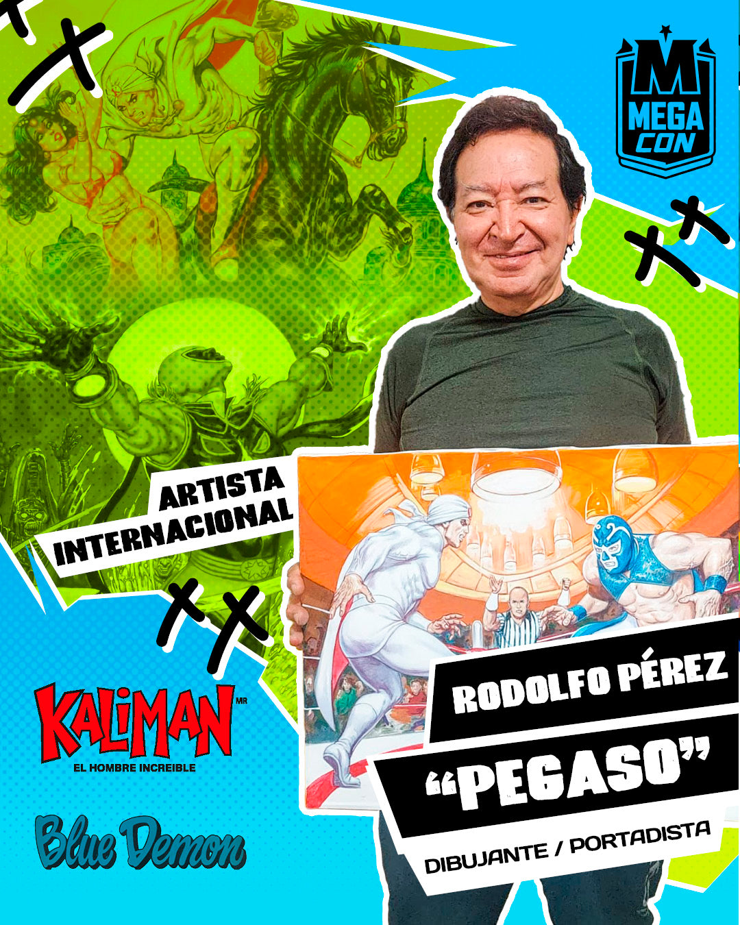Rodolfo Pérez "Pegaso" en Costa Rica